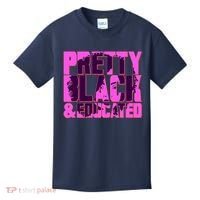 Pretty Black & Educated Black History Month Kids T-Shirt thumb 0