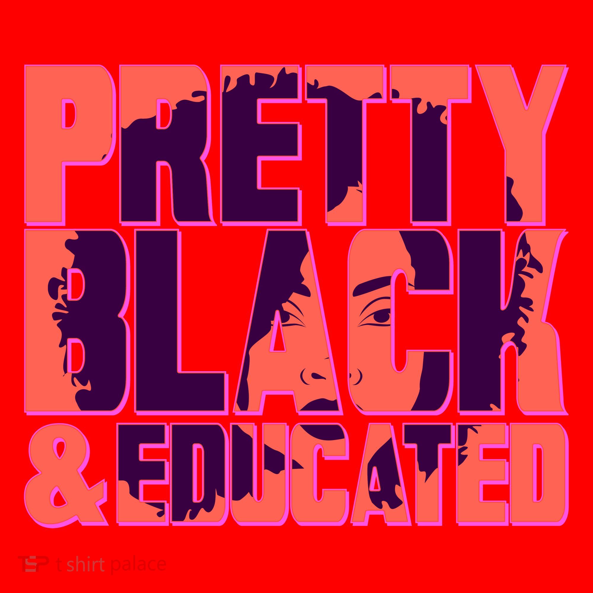Pretty Black & Educated Black History Month Santa Hat