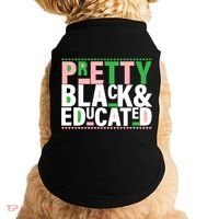 Pretty Black And Educated Doggie Tank thumb 0