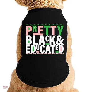 Pretty Black And Educated Doggie Tank