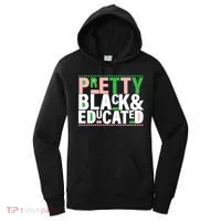 Pretty Black And Educated Women's Hoodie thumb 0