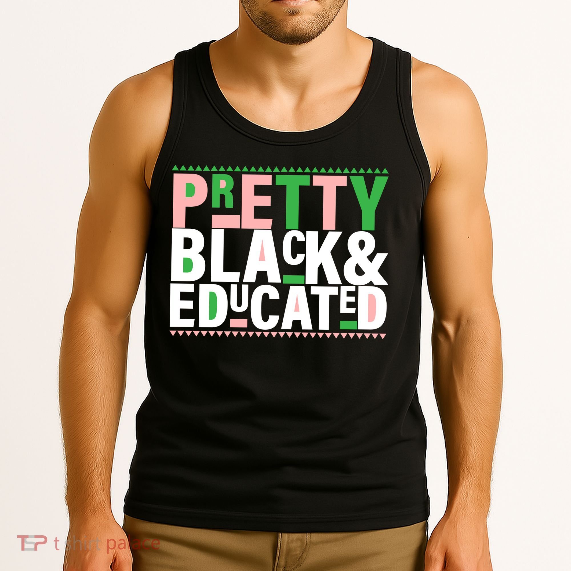 Pretty Black And Educated Tank Top