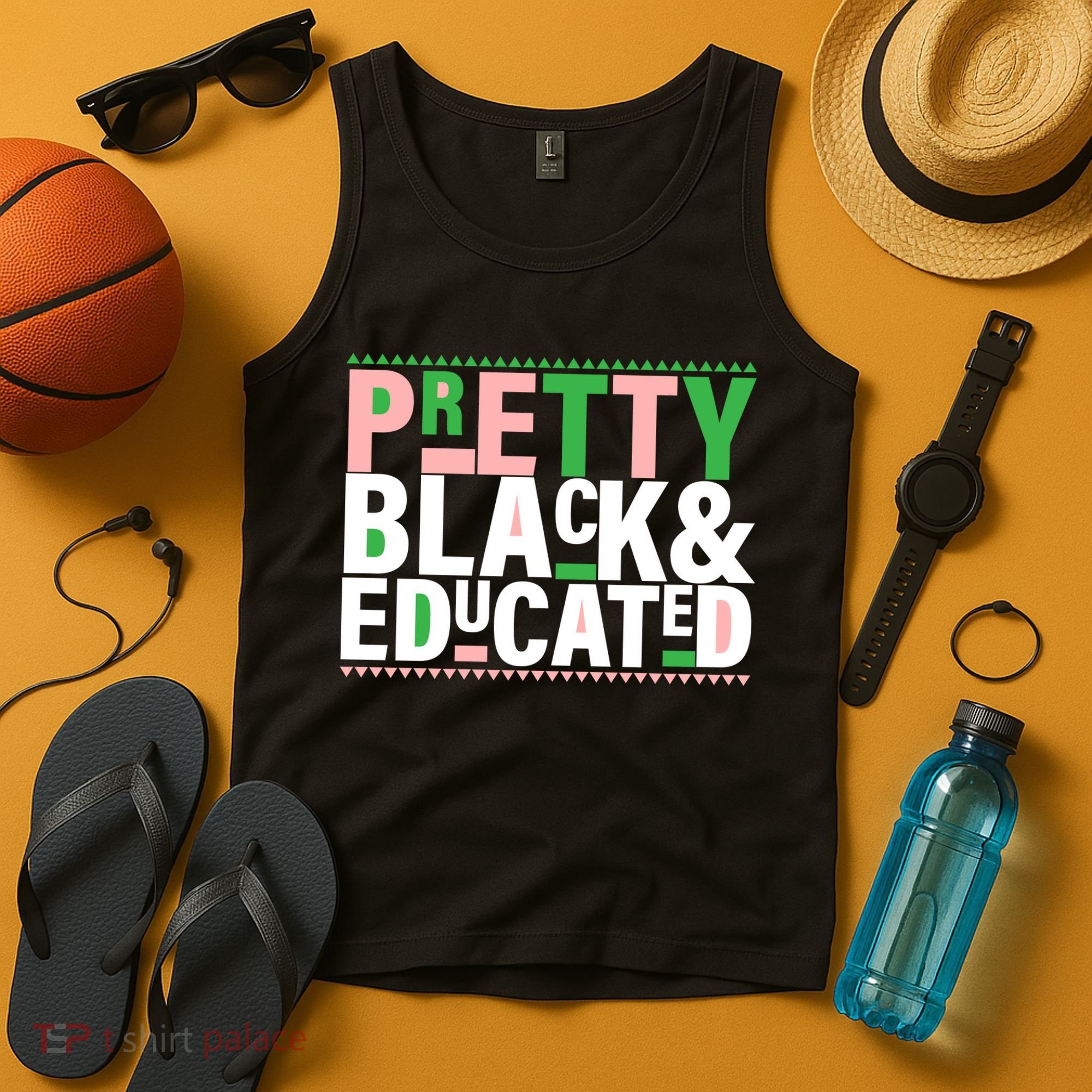 Pretty Black And Educated Tank Top