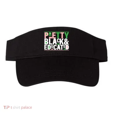Pretty Black And Educated Visor