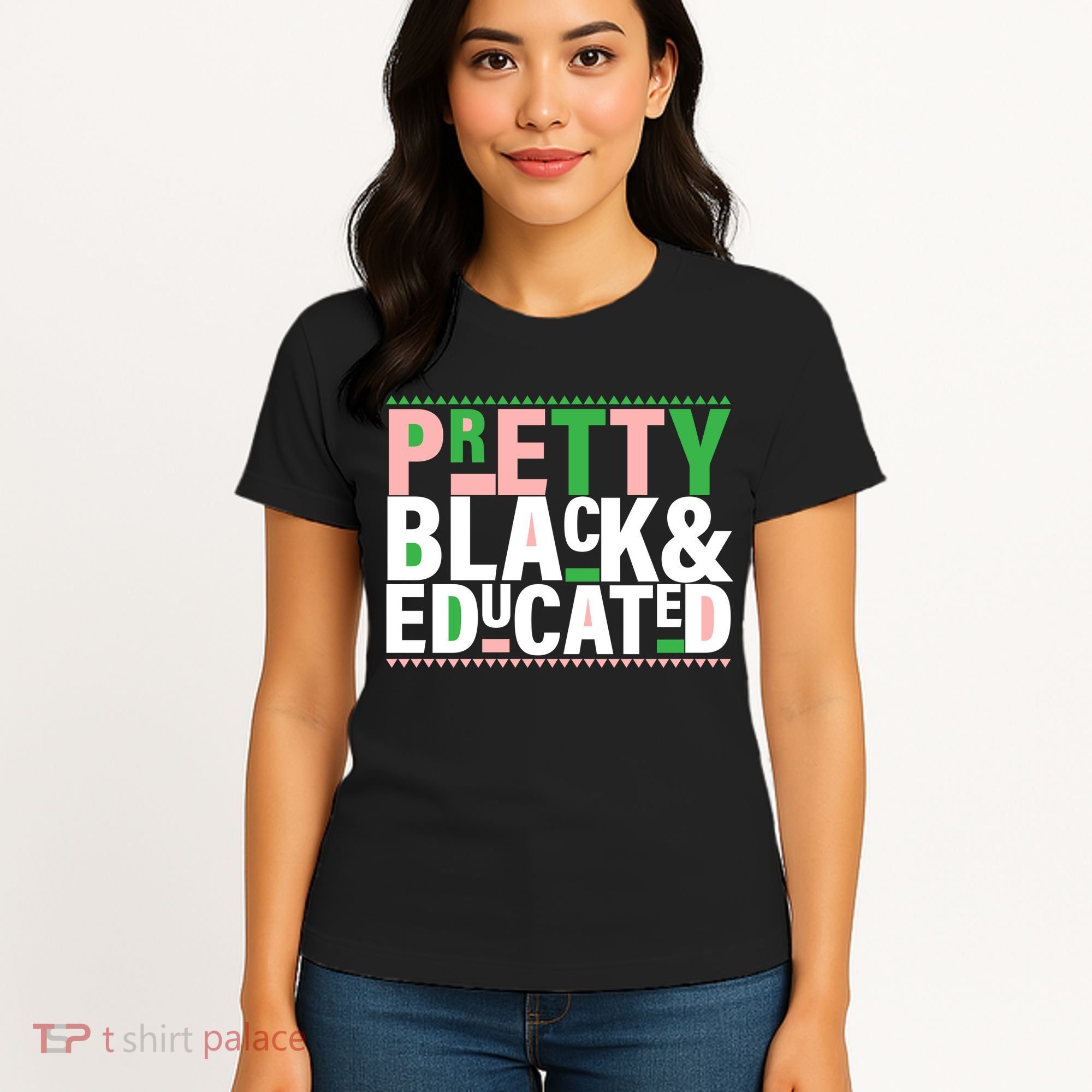 Pretty Black And Educated Women's T-Shirt