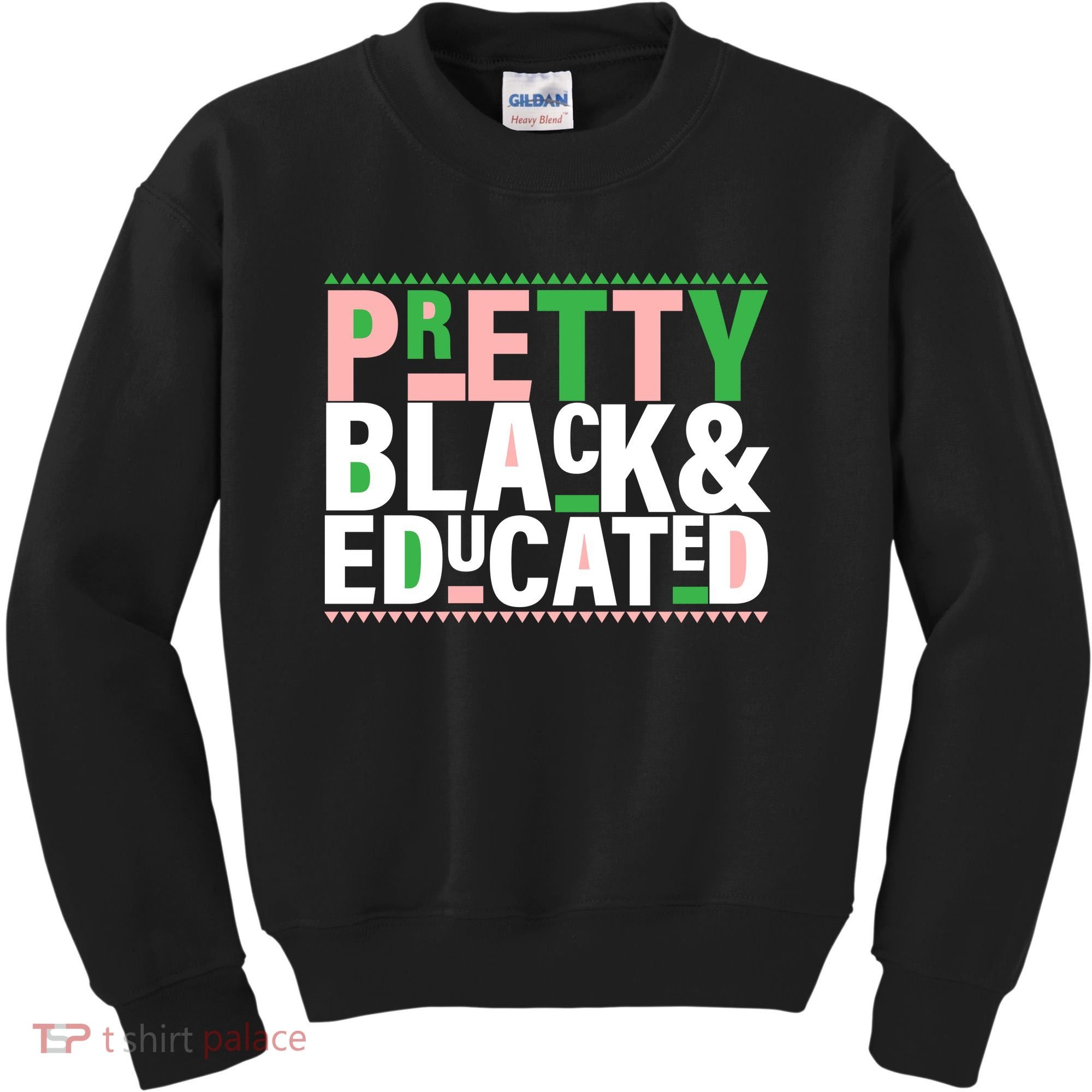 Pretty Black And Educated Kids Sweatshirt