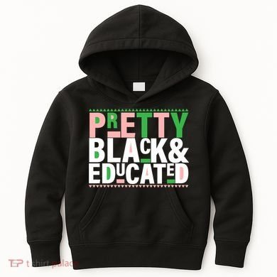 Pretty Black And Educated Kids Hoodie