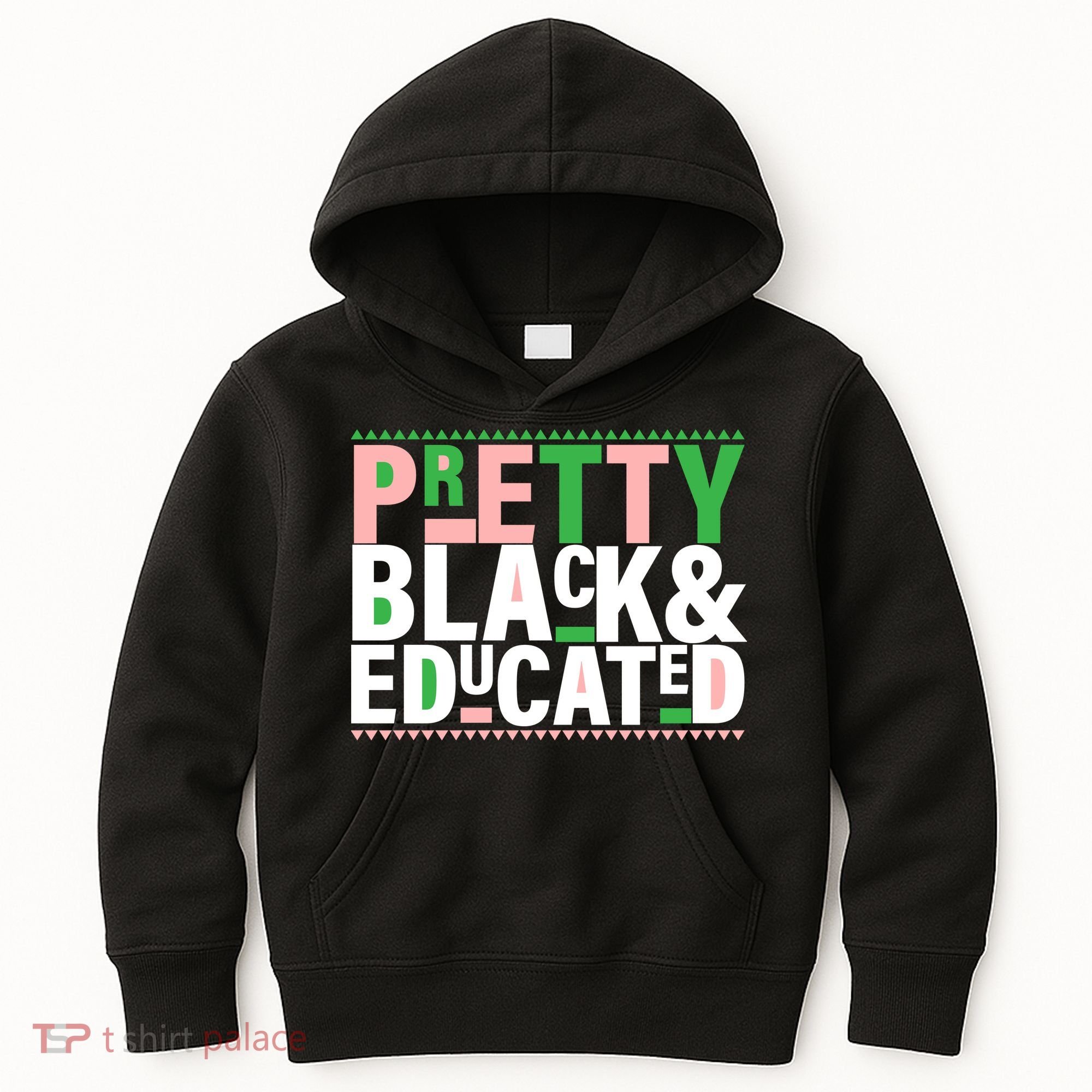 Pretty Black And Educated Kids Hoodie