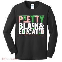 Pretty Black And Educated Kids Long Sleeve Shirt thumb 0