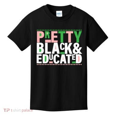 Pretty Black And Educated Kids T-Shirt