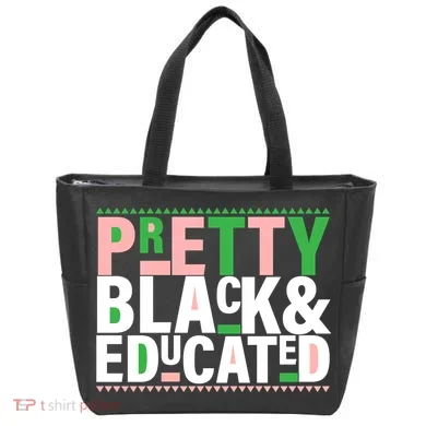 Pretty Black And Educated Tote Bag