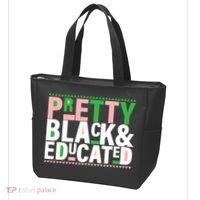 Pretty Black And Educated Tote Bag thumb 3