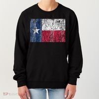 Patriotic Retro Flag Of Texas Women's Sweatshirt thumb 0