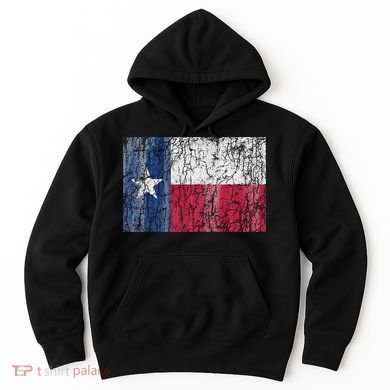 Patriotic Retro Flag Of Texas Hoodie
