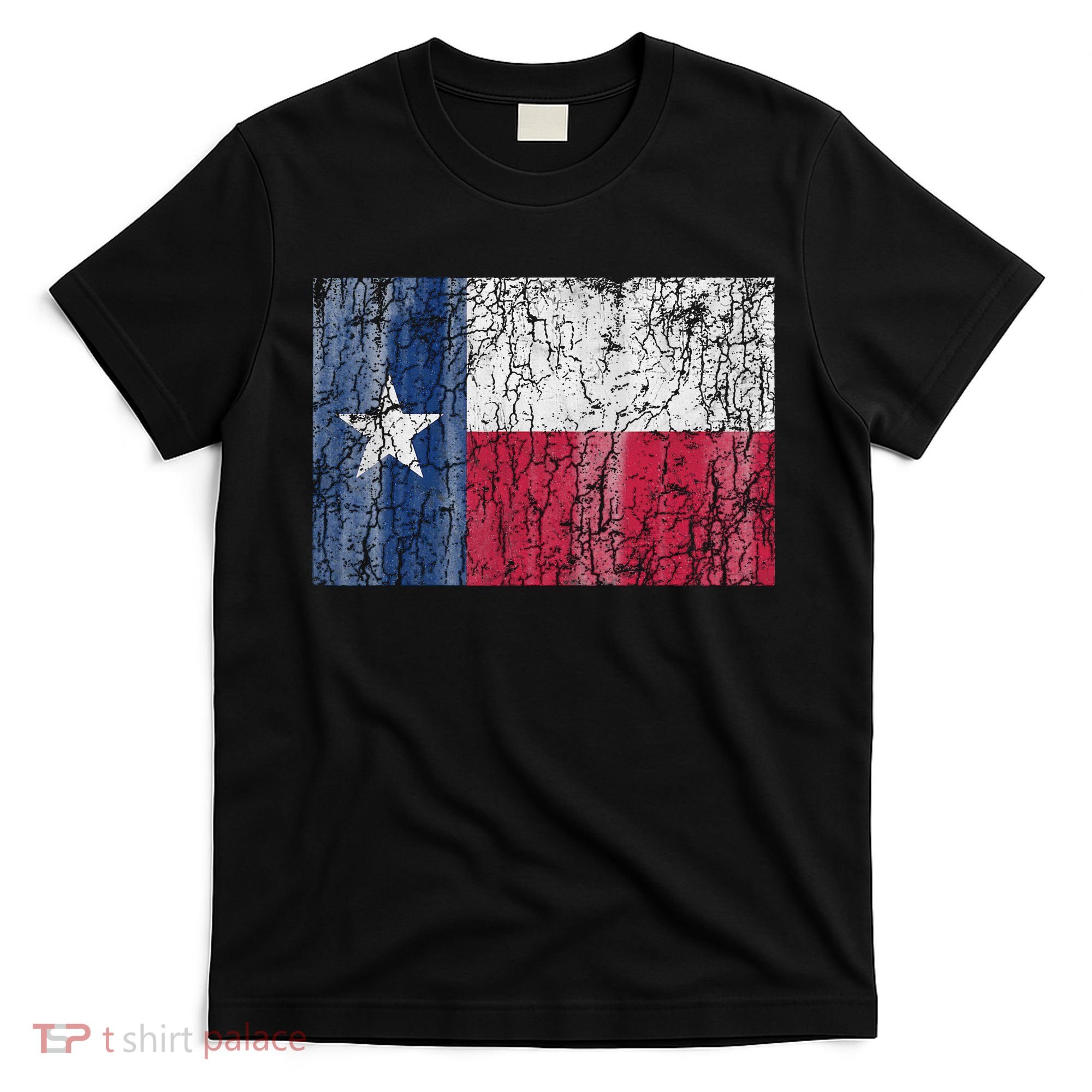 Patriotic Retro Flag Of Texas T-Shirt