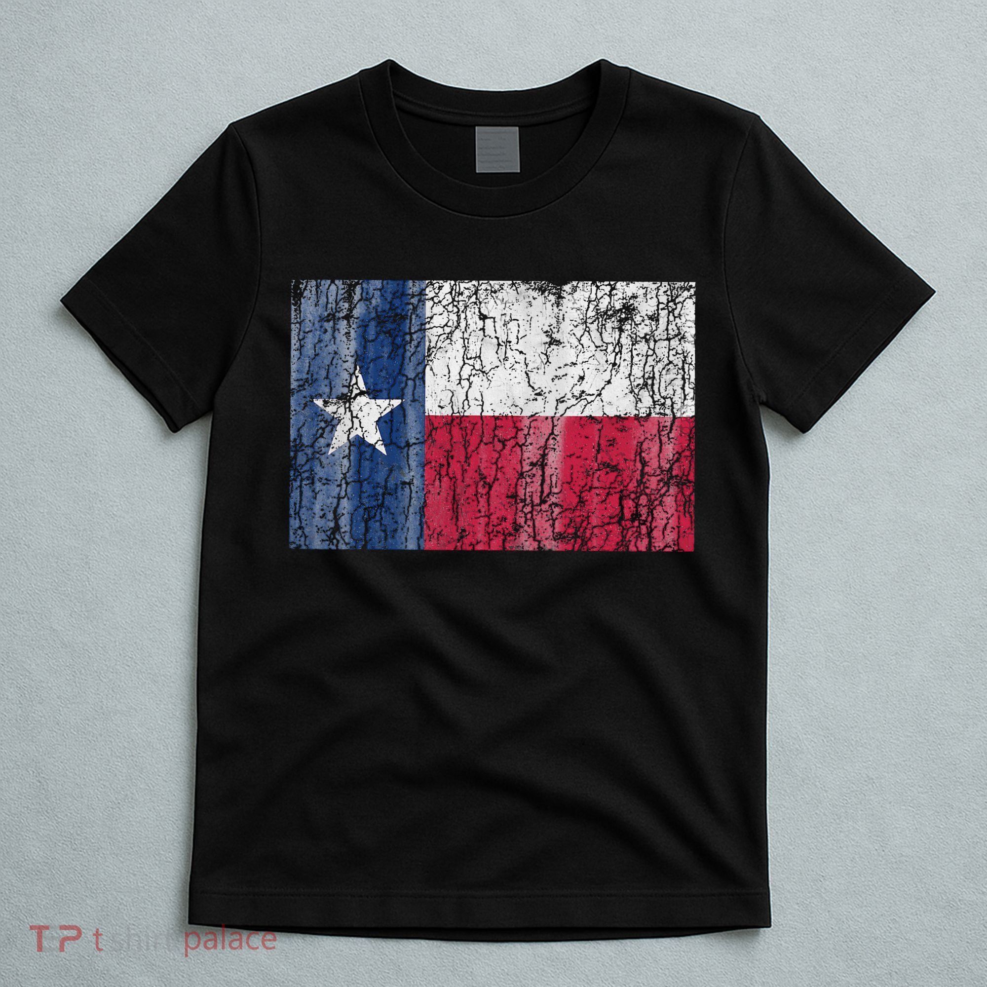 Patriotic Retro Flag Of Texas T-Shirt
