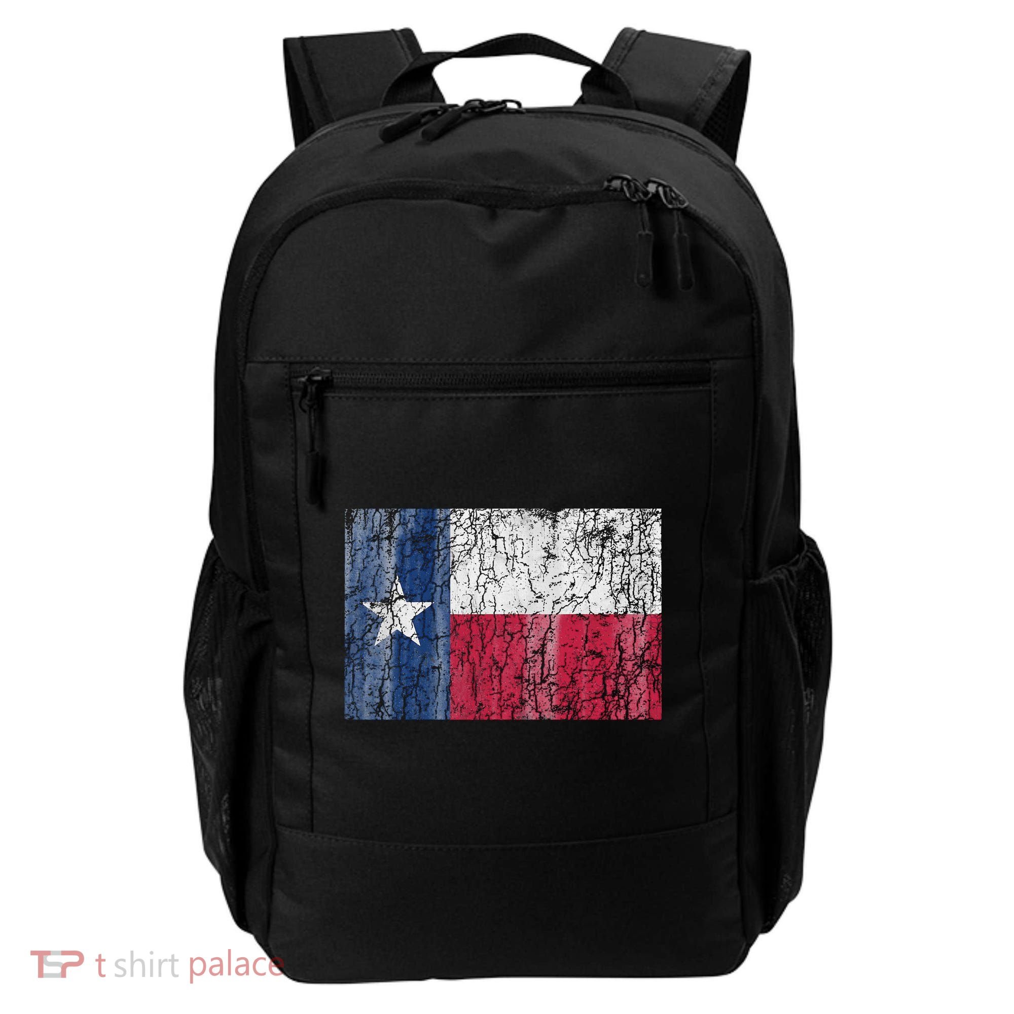 Patriotic Retro Flag Of Texas Backpack