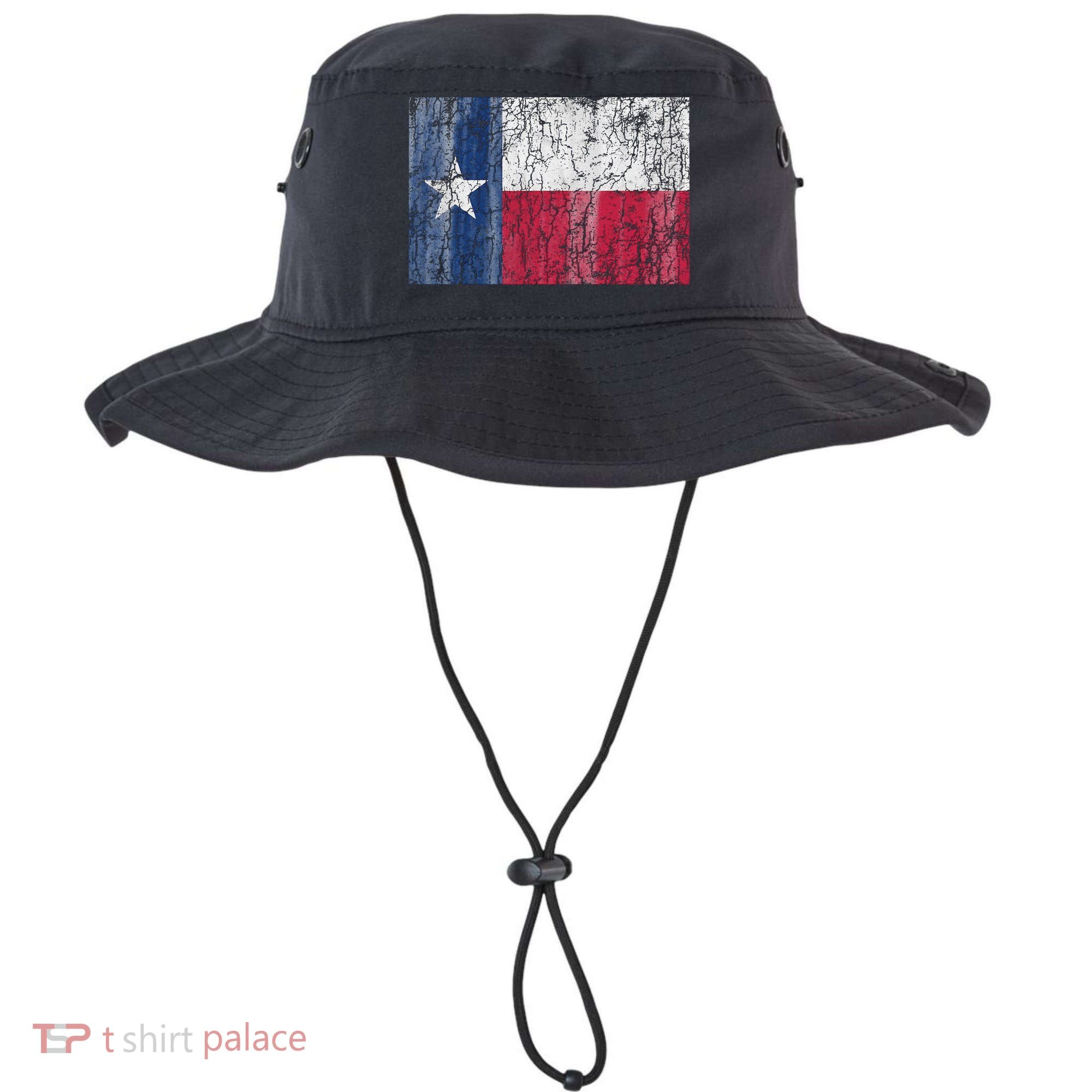 Patriotic Retro Flag Of Texas Bucket Hat