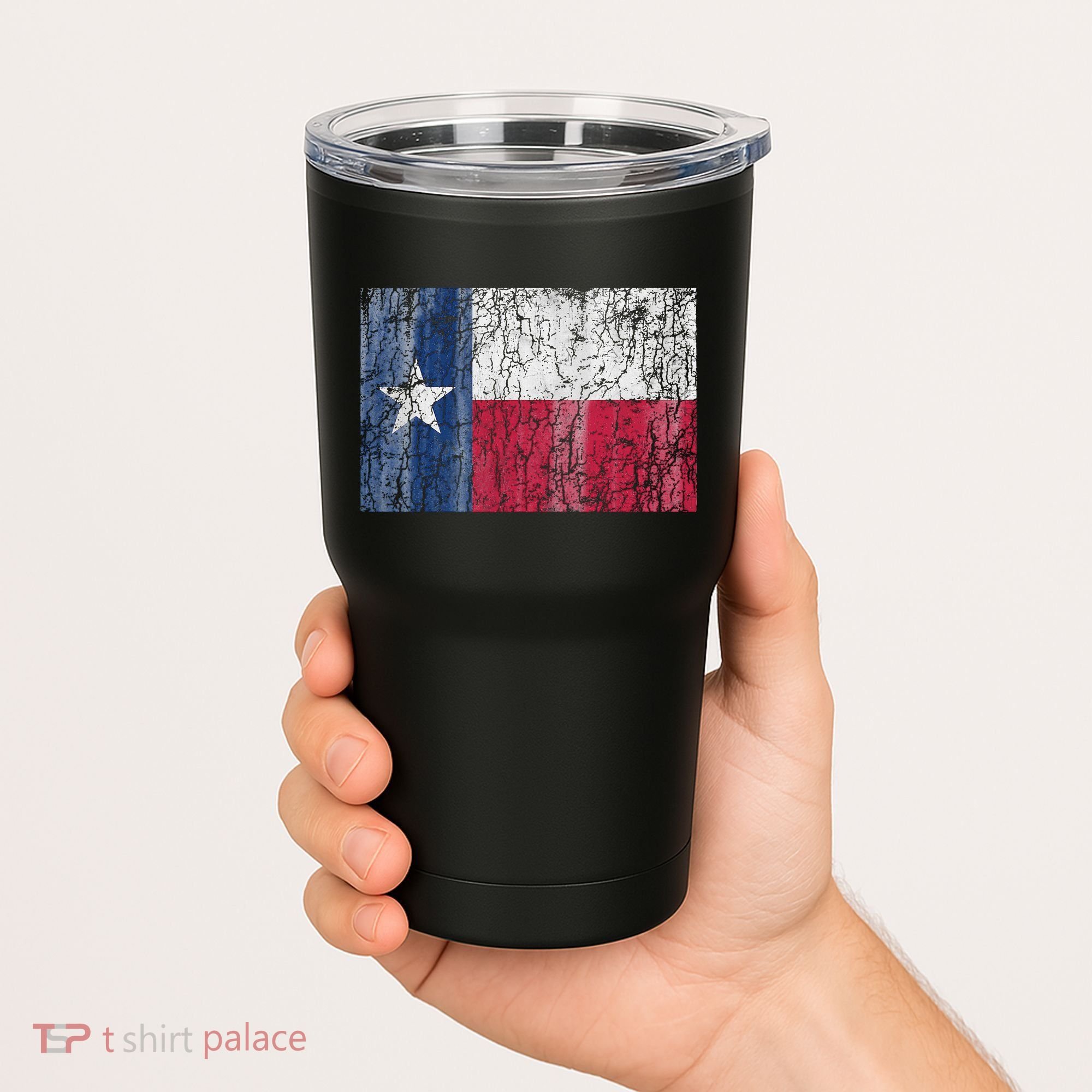 Patriotic Retro Flag Of Texas Tumbler