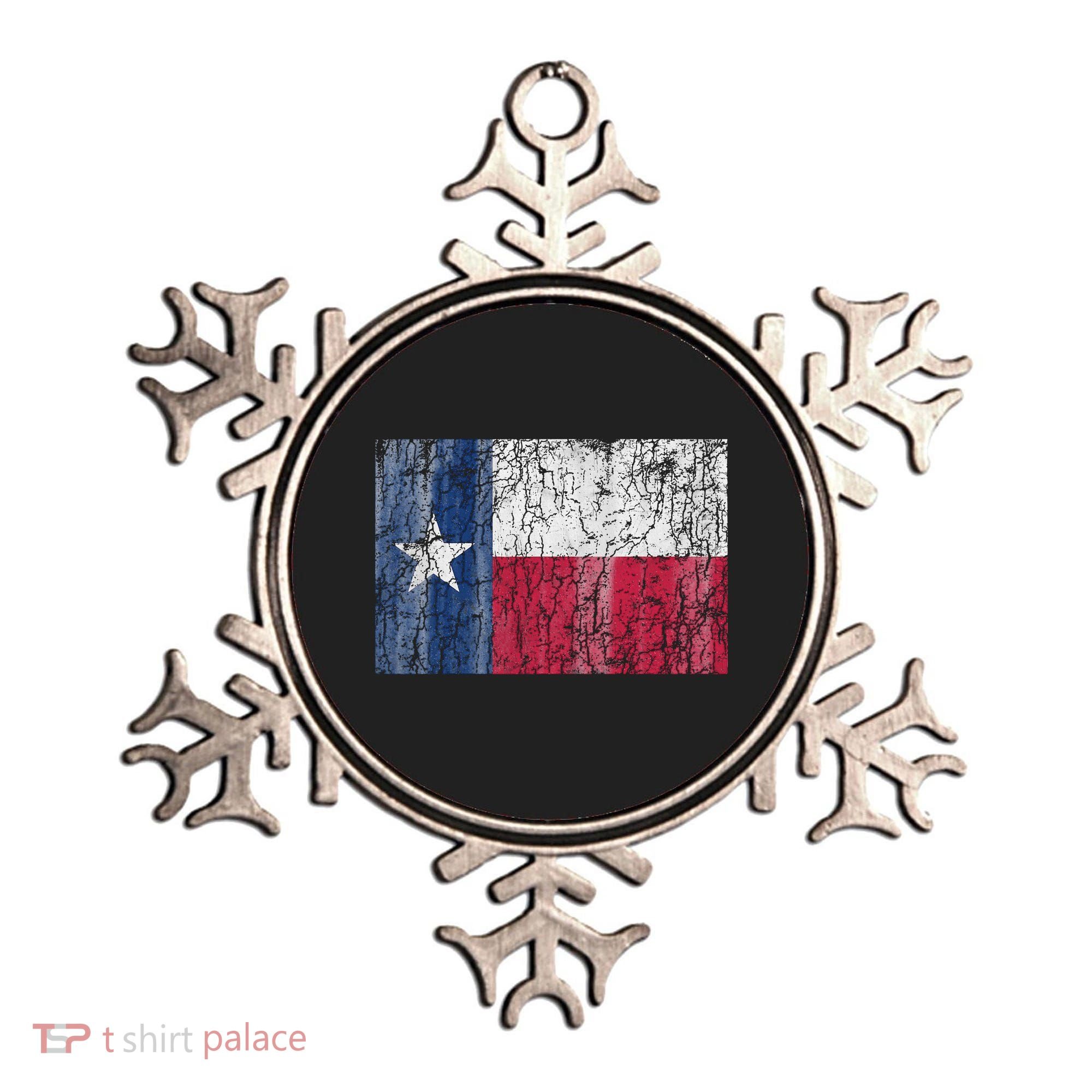 Patriotic Retro Flag Of Texas Ornament