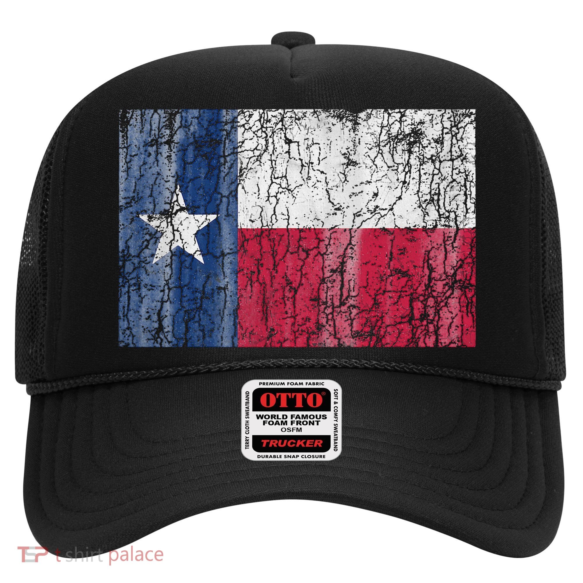 Patriotic Retro Flag Of Texas Hat