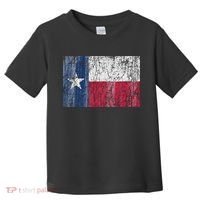 Patriotic Retro Flag Of Texas Toddler T-Shirt thumb 0