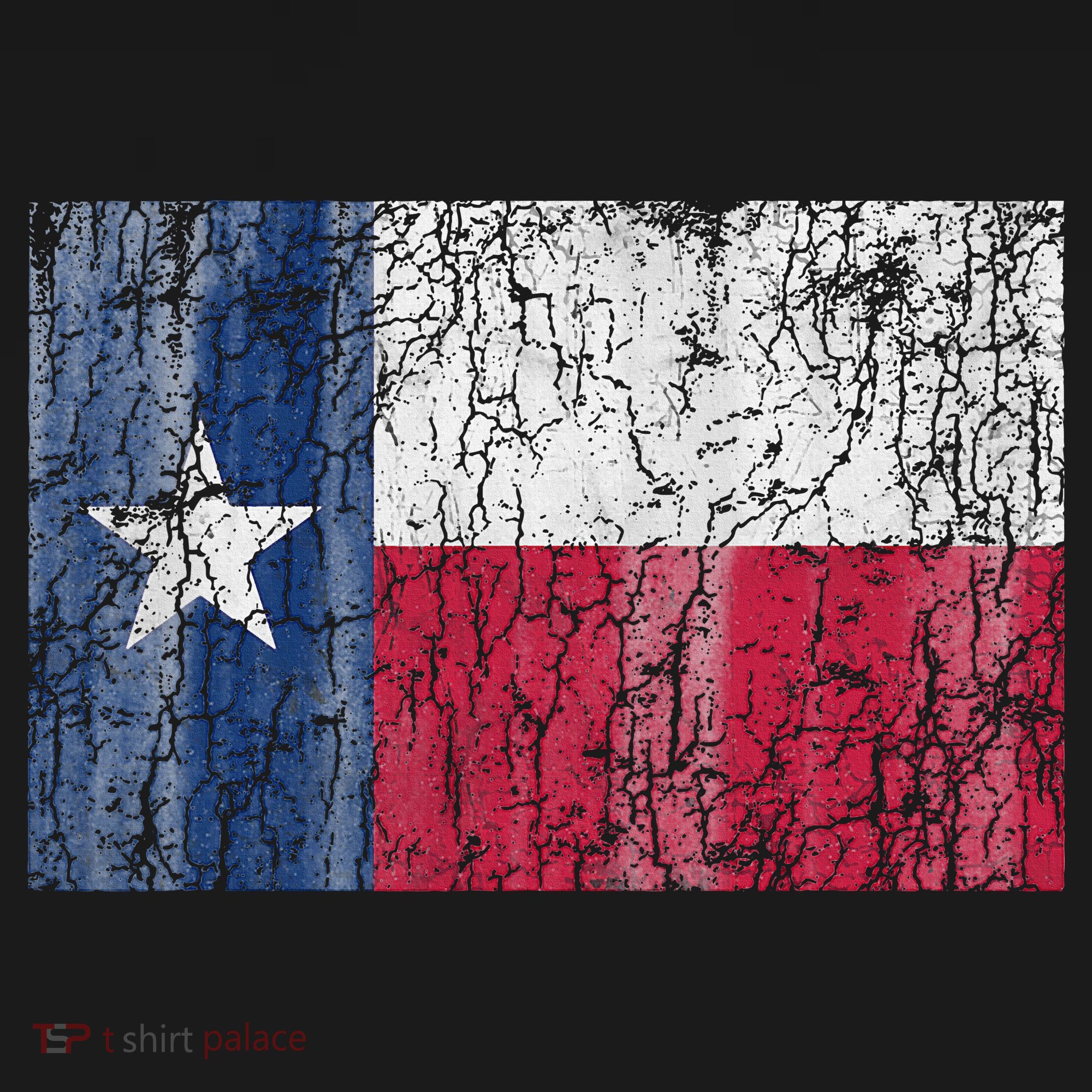 Patriotic Retro Flag Of Texas Toddler T-Shirt
