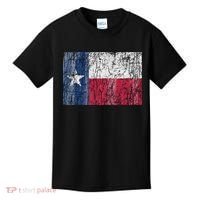 Patriotic Retro Flag Of Texas Kids T-Shirt thumb 0