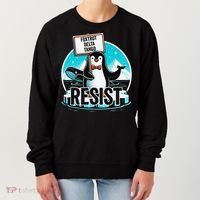 Penguin Resist Funny Foxtrots Deltas Tangos Women's Sweatshirt thumb 0