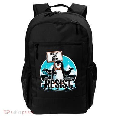 Penguin Resist Funny Foxtrots Deltas Tangos Backpack