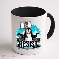 Penguin Resist Funny Foxtrots Deltas Tangos Coffee Mug thumb 1