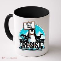 Penguin Resist Funny Foxtrots Deltas Tangos Coffee Mug thumb 0