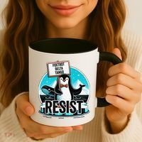 Penguin Resist Funny Foxtrots Deltas Tangos Coffee Mug thumb 3