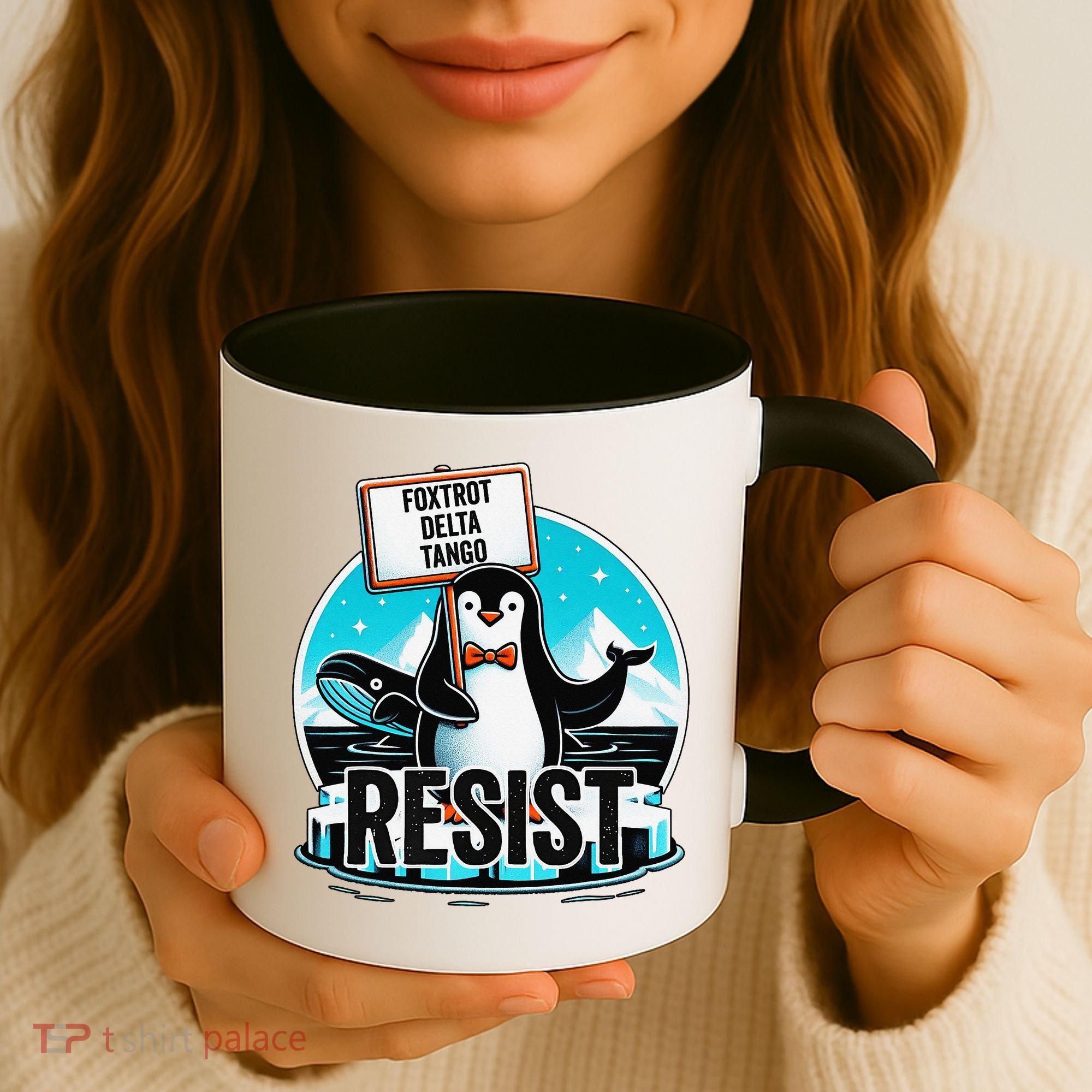 Penguin Resist Funny Foxtrots Deltas Tangos Coffee Mug