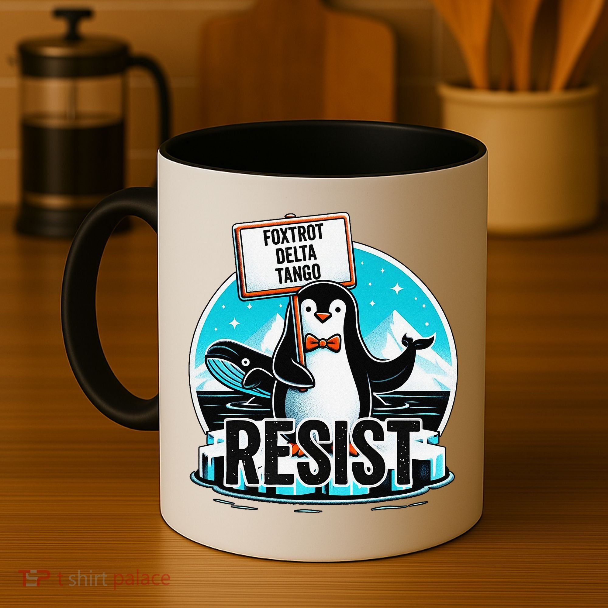 Penguin Resist Funny Foxtrots Deltas Tangos Coffee Mug