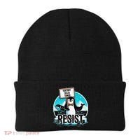 Penguin Resist Funny Foxtrots Deltas Tangos Beanie thumb 0