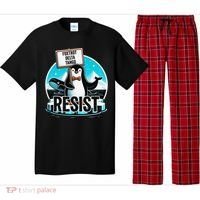Penguin Resist Funny Foxtrots Deltas Tangos Pajama Set thumb 0