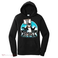 Penguin Resist Funny Foxtrots Deltas Tangos Women's Hoodie thumb 0