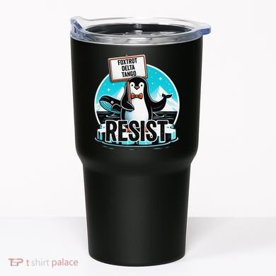 Penguin Resist Funny Foxtrots Deltas Tangos Tumbler