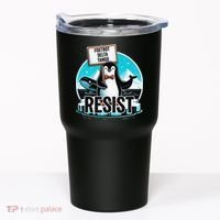 Penguin Resist Funny Foxtrots Deltas Tangos Tumbler thumb 0