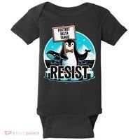 Penguin Resist Funny Foxtrots Deltas Tangos Baby Bodysuit thumb 0