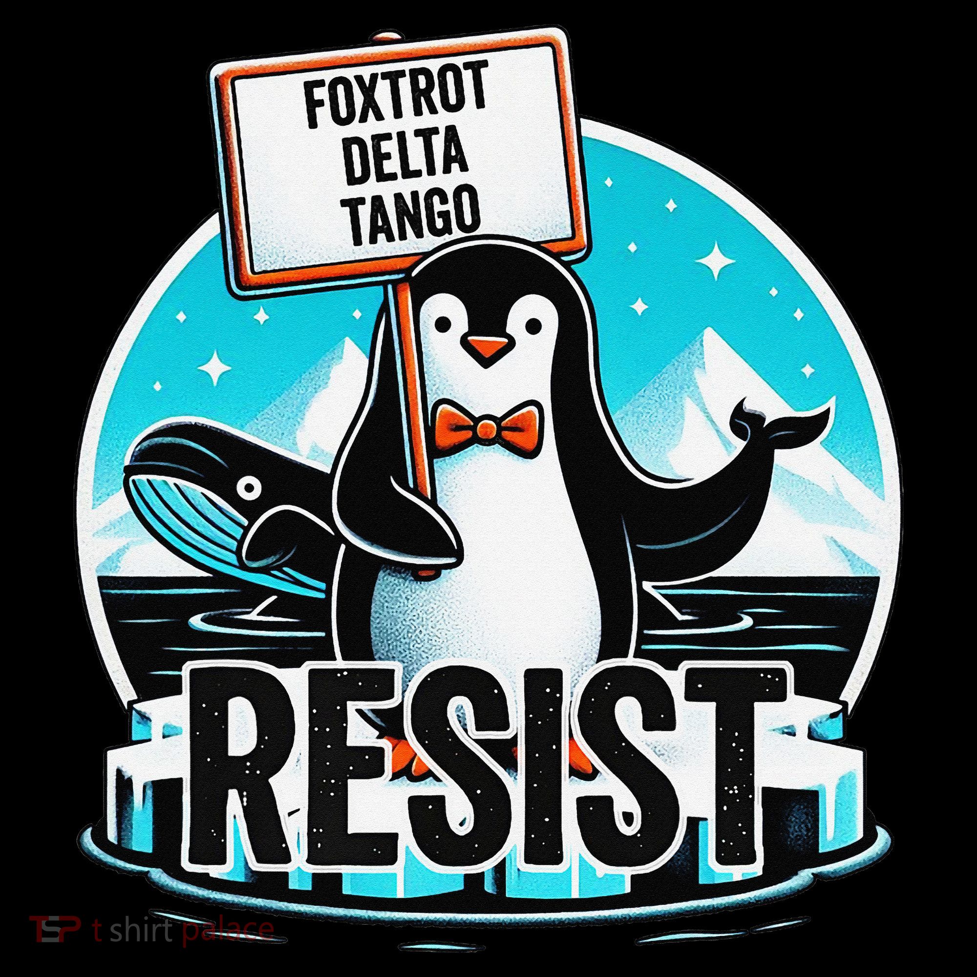 Penguin Resist Funny Foxtrots Deltas Tangos Toddler Hoodie