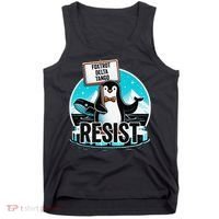 Penguin Resist Funny Foxtrots Deltas Tangos Tank Top thumb 0