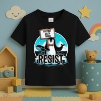 Penguin Resist Funny Foxtrots Deltas Tangos Toddler T-Shirt thumb 3