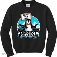 Penguin Resist Funny Foxtrots Deltas Tangos Kids Sweatshirt thumb 0