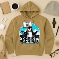Penguin Resist Funny Foxtrots Deltas Tangos Hoodie thumb 3