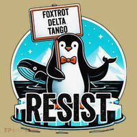 Penguin Resist Funny Foxtrots Deltas Tangos Hoodie thumb 7