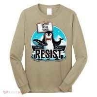 Penguin Resist Funny Foxtrots Deltas Tangos Long Sleeve Shirt thumb 0
