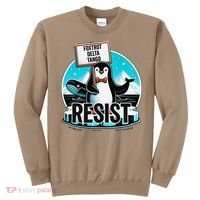 Penguin Resist Funny Foxtrots Deltas Tangos Sweatshirt thumb 0