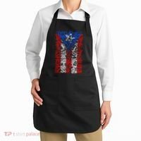 Puerto Rican Flag Towns n Cities Of Puerto Rico Apron thumb 2